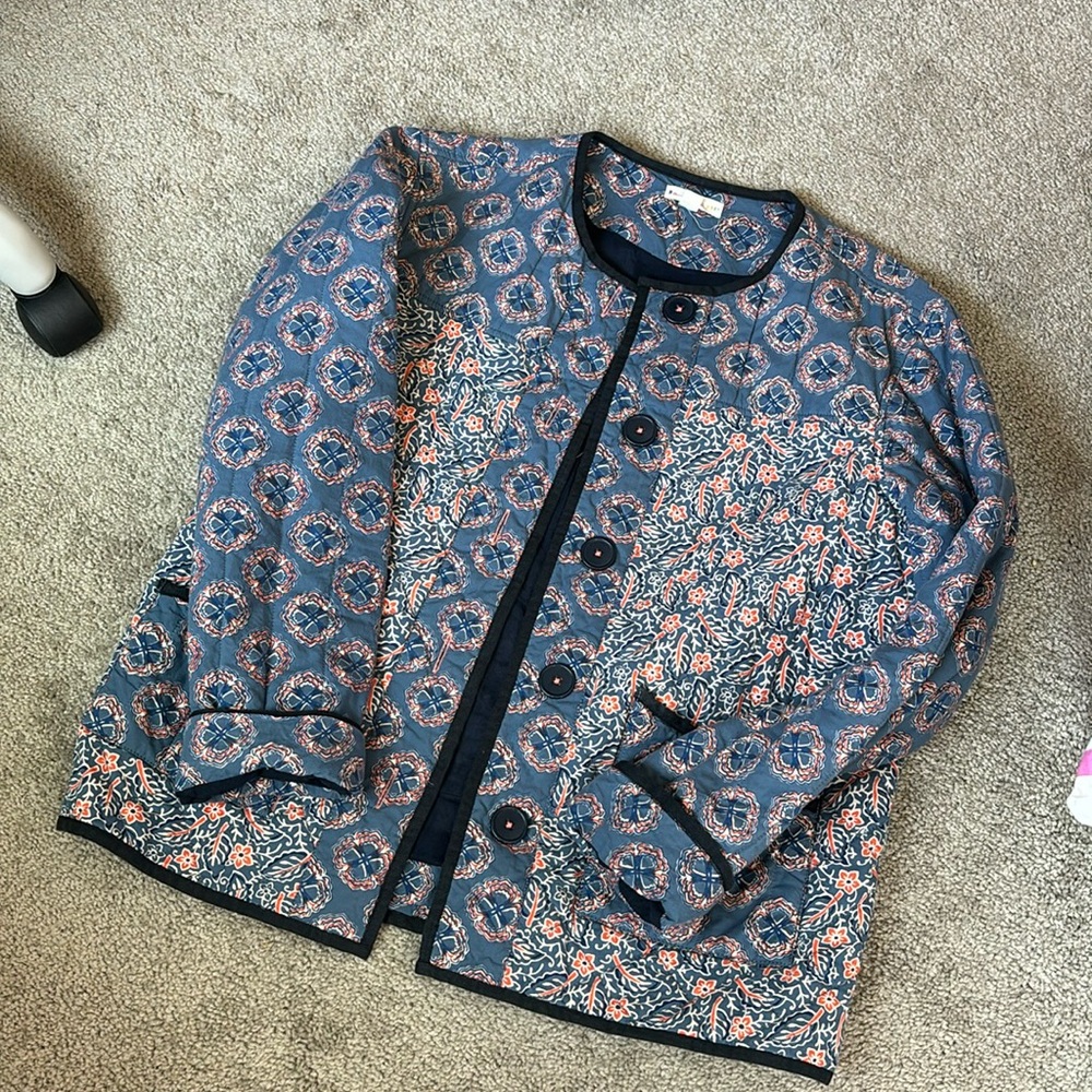 Roller rabbit quilted jacket XS